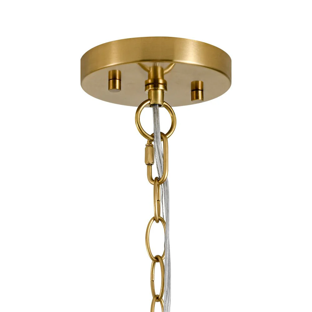 Shaker 1-Light Brass White Iron Conical Kitchen Pendant - Image 13
