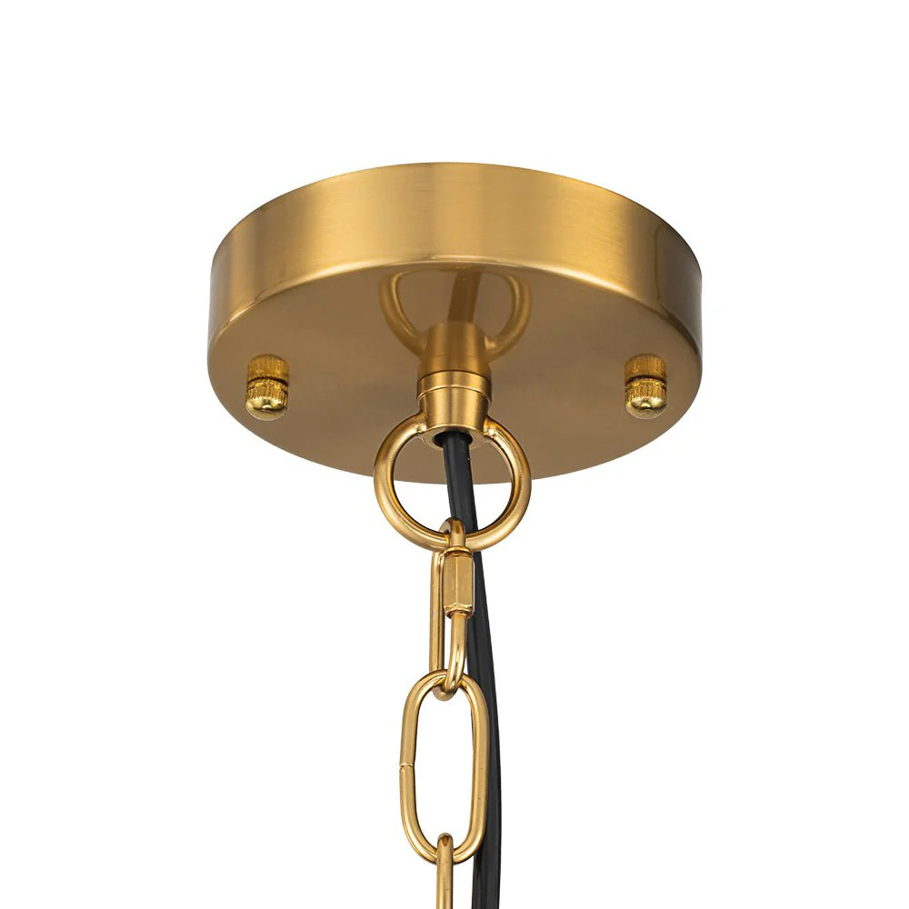 Shaker Brass Black 1-Light Metal Conical Kitchen Pendant - Image 13