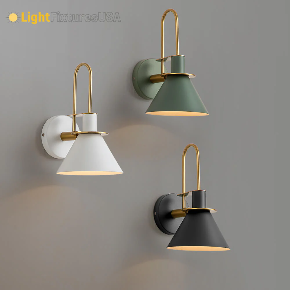 Single Cone Mid-century Wall Light Wall Sconce - Image 11