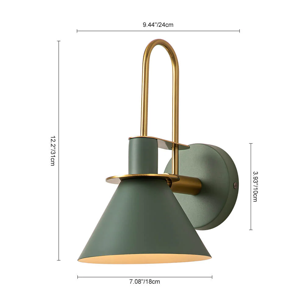 Single Cone Mid-century Wall Light Wall Sconce - Image 30