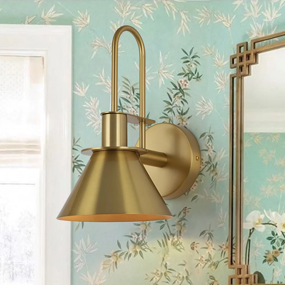 Single Cone Mid-century Wall Light Wall Sconce - Image 4