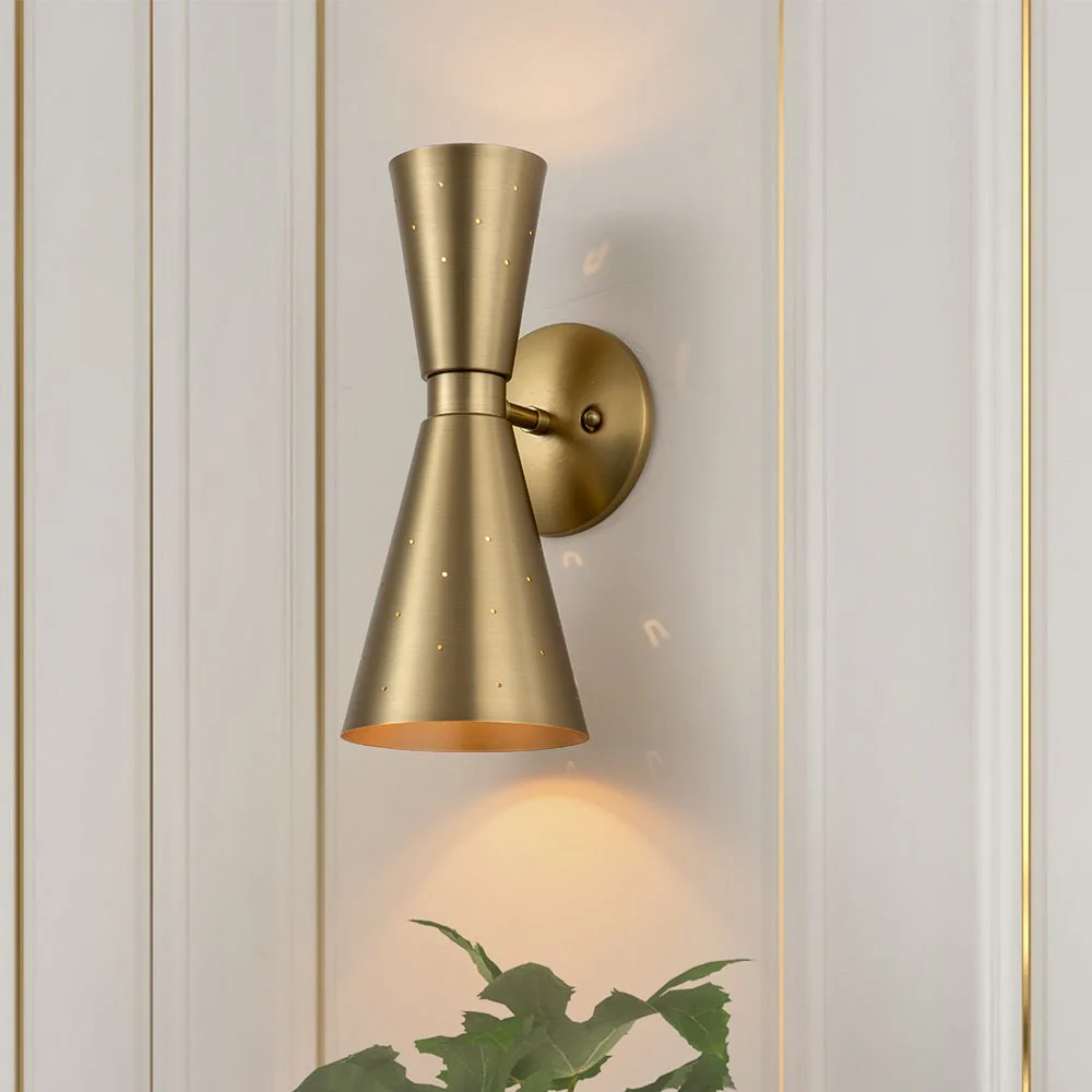 Starry 2-Light Hourglass Wall Sconce - Image 3
