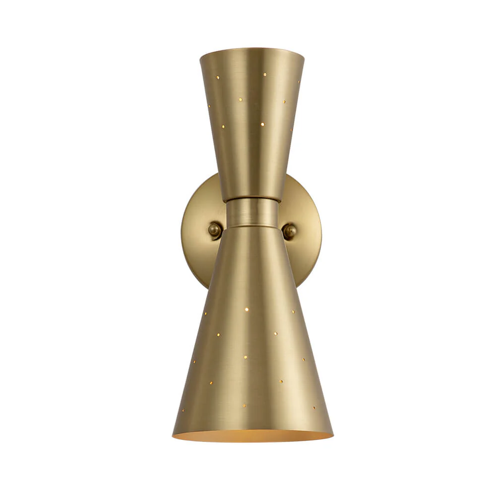 Starry 2-Light Hourglass Wall Sconce - Image 9