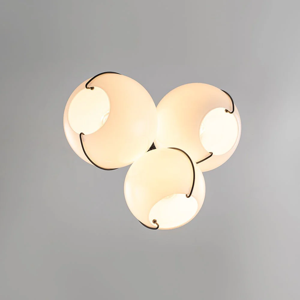 Statement Shine Opal Glass Globe Cluster Chandelier - Image 16