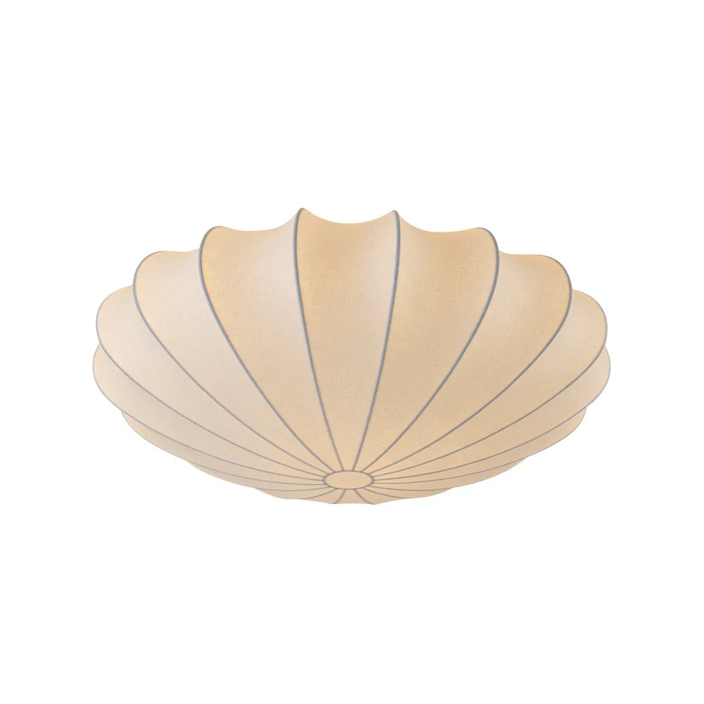 Mid-Century Modern White Flush Mount Light - Image 21