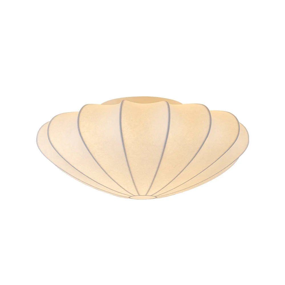 Mid-Century Modern White Flush Mount Light - Image 22