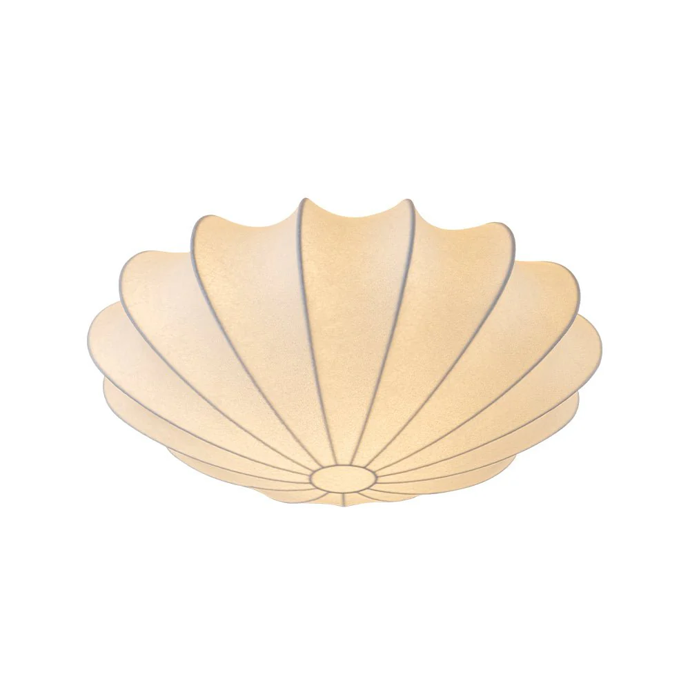 Mid-Century Modern White Flush Mount Light - Image 25