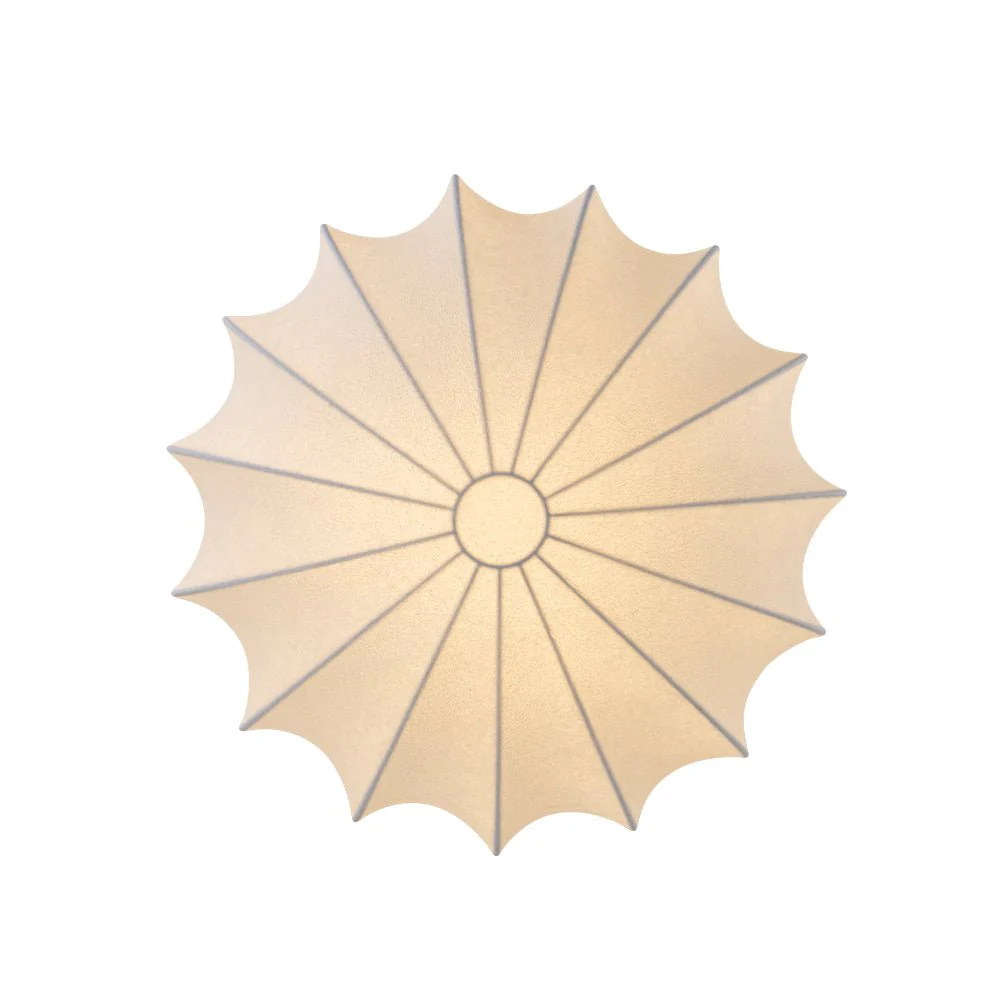 Mid-Century Modern White Flush Mount Light - Image 26