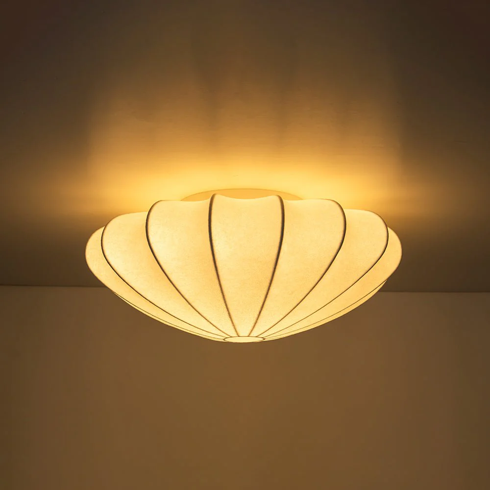 Mid-Century Modern White Flush Mount Light - Image 27