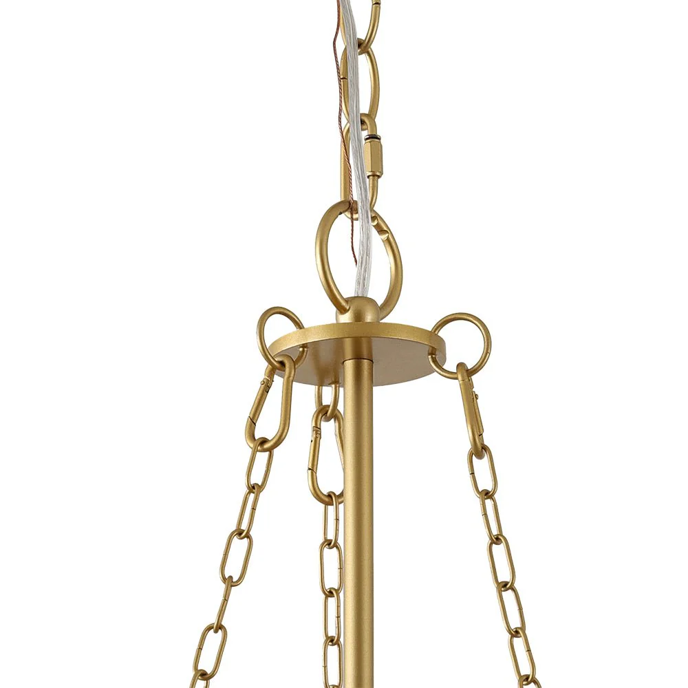 Vintage Luxe Gold Bloom Leaf Branch Oversized Basket Chandelier - Image 15