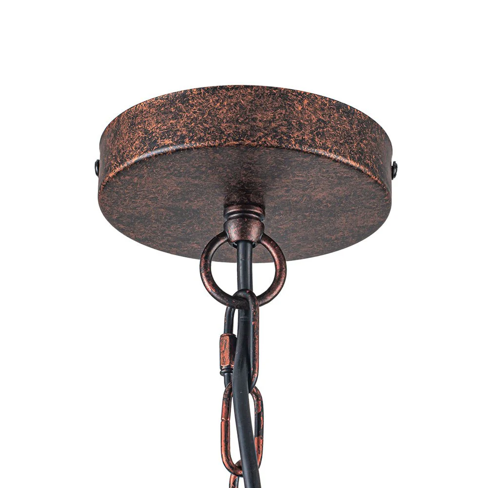 Vintage Oversized Flat Dome Metal Pendant Light - Image 44