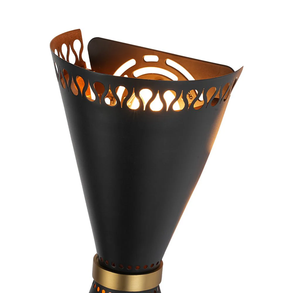 Vintage Up Down Hourglass Flush Mount Wall Light - Image 11