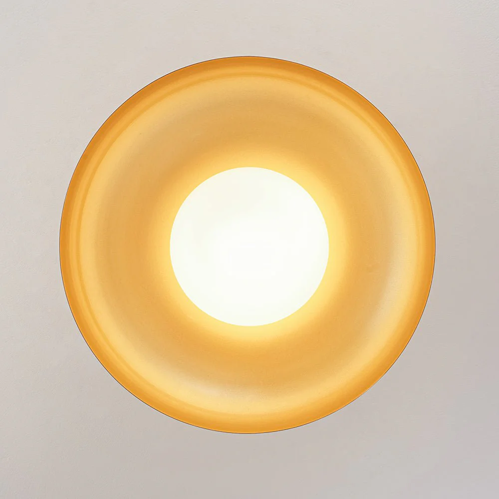 Wide Iron Dome Dimmable LED Semi Flush Ceiling Light - Image 14