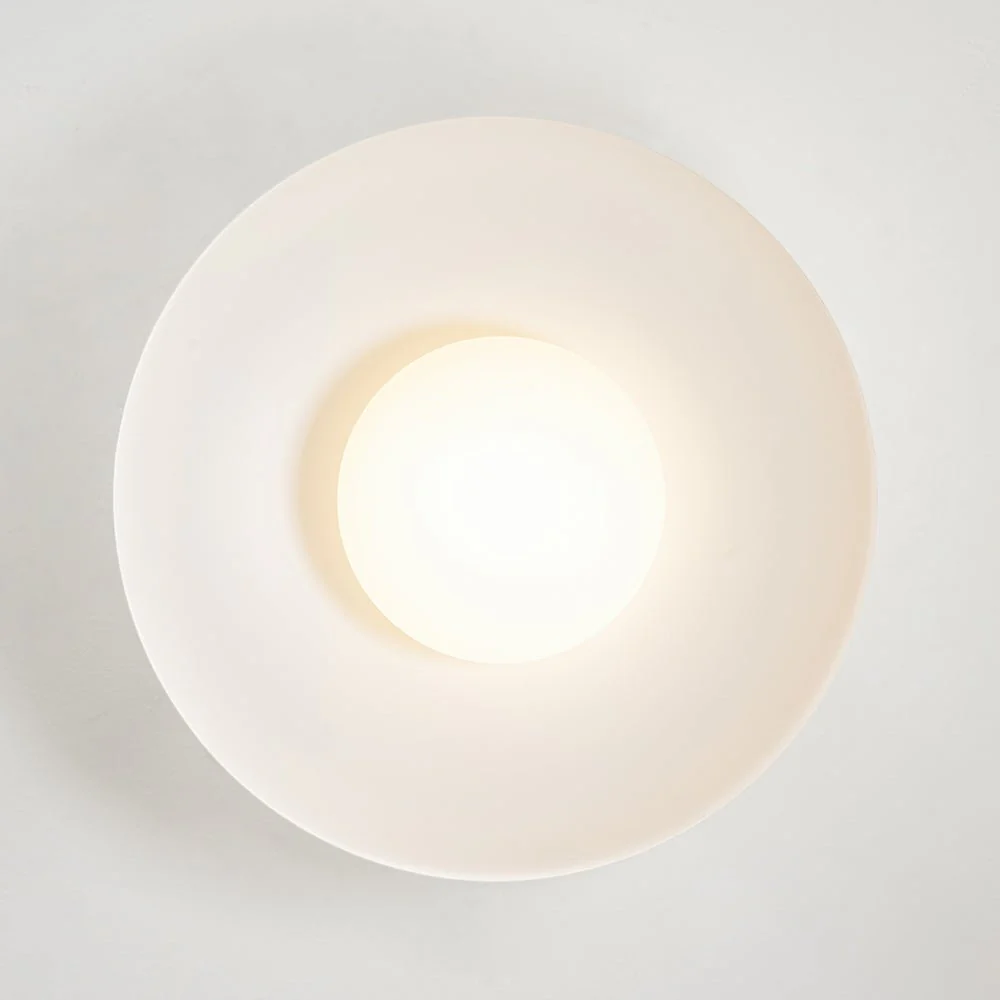 Wide Iron Dome Dimmable LED Semi Flush Ceiling Light - Image 28