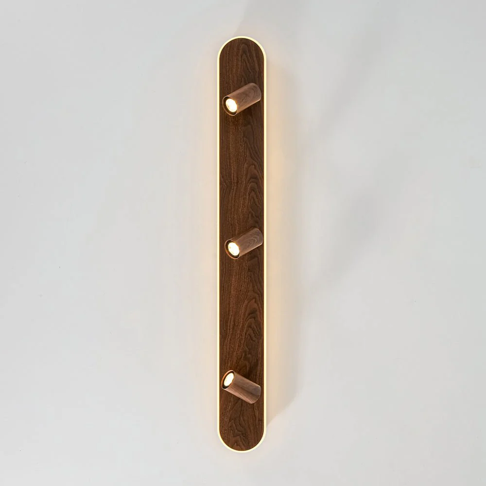 Wood Oval LED Adjustable Spotlight Ceiling Track Light - Image 14