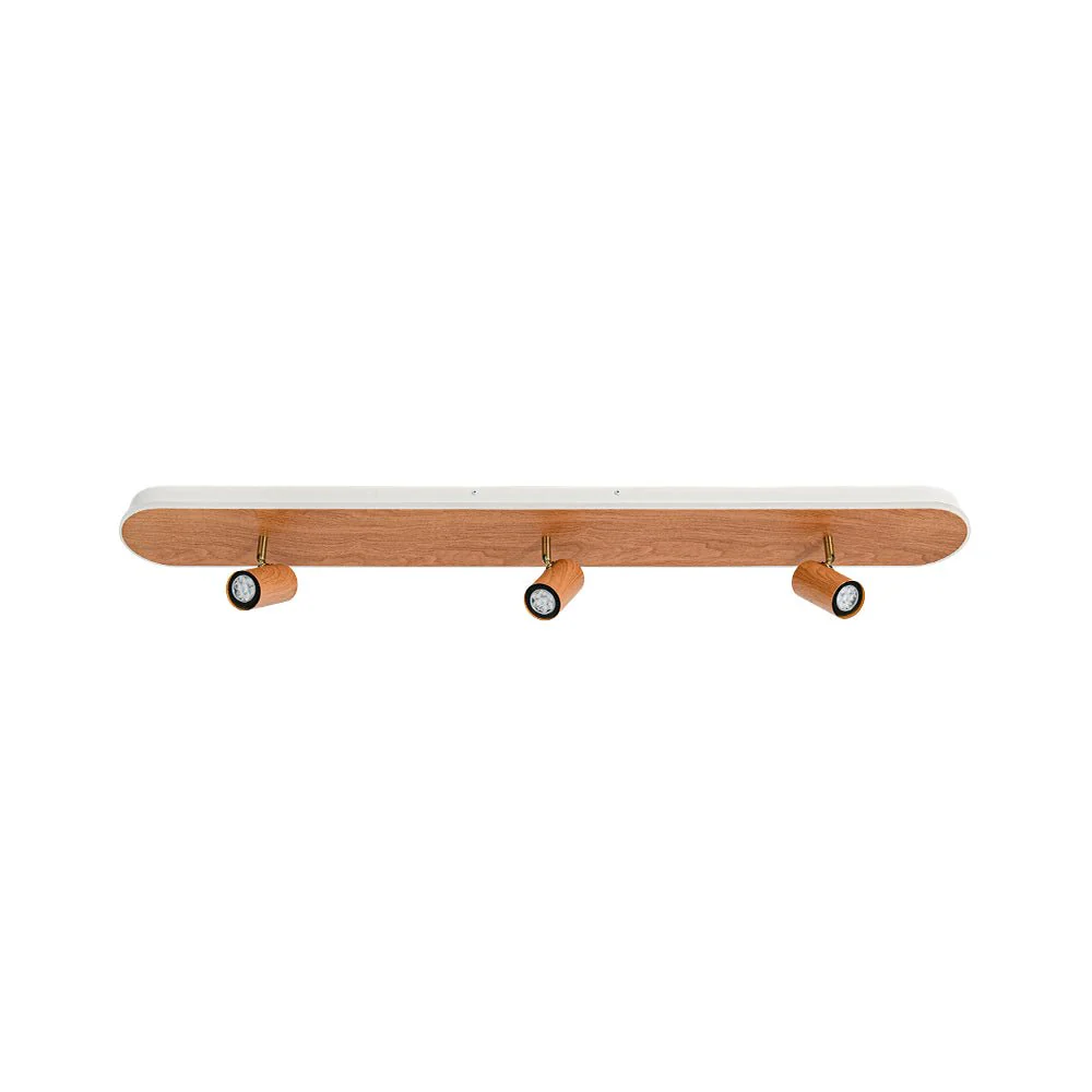 Wood Oval LED Adjustable Spotlight Ceiling Track Light - Image 20